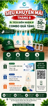 SIÊU KHUYẾN MẠI THÁNG 8 – TÍCH ĐIỂM NHẬN QUÀ CỰC HẤP DẪN TẠI BỂ BƠI KĐT ECORIVERS